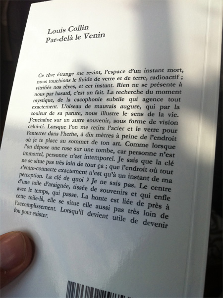 Par dela le Venin Louis Collin